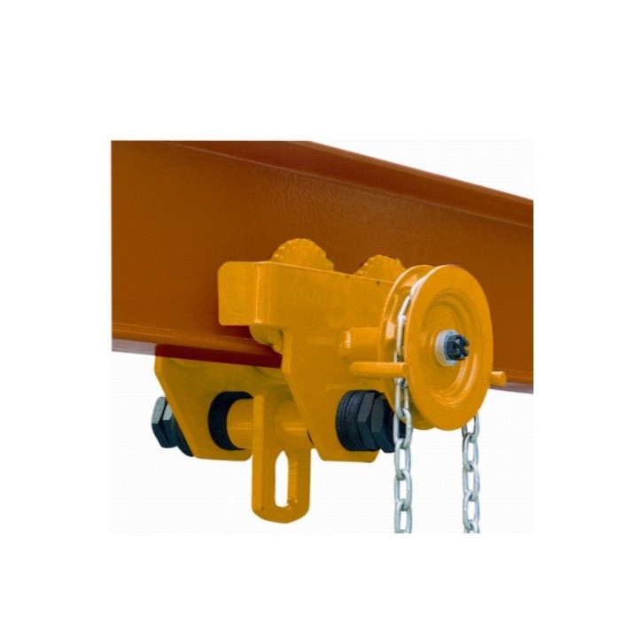 Chariots porte palans manuel à chaîne, charge 1000 Kg, série HGT.