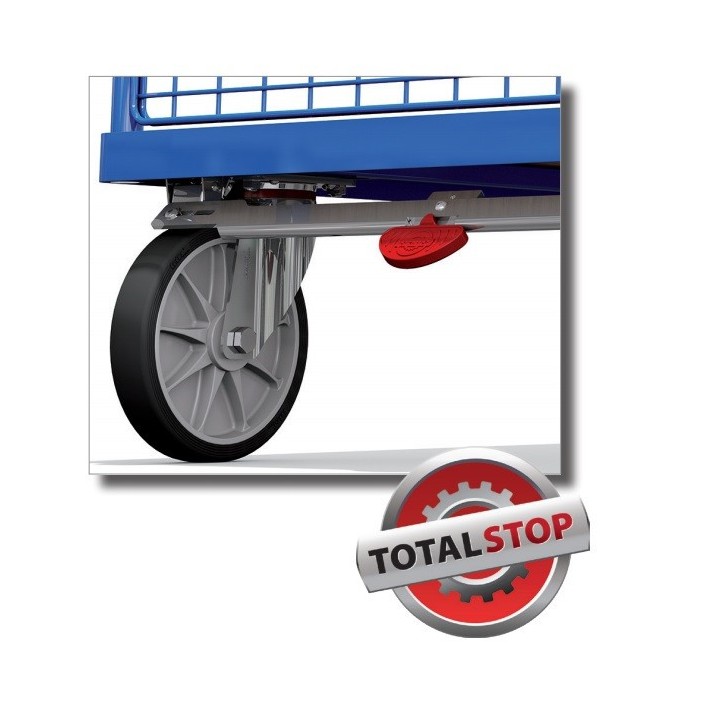 Système de blocage centralisé pour chariots