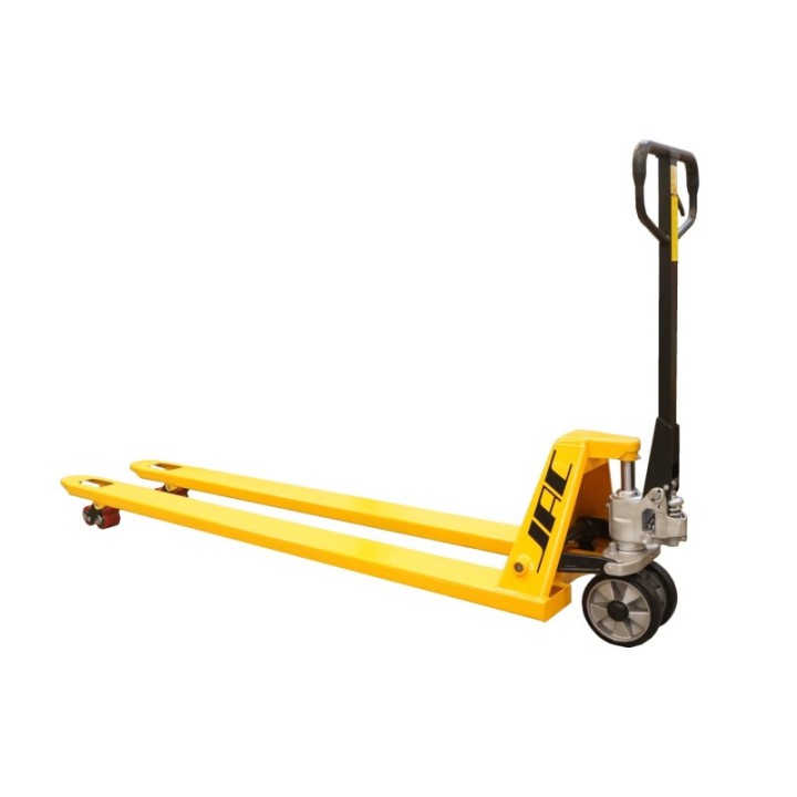 Transpalette manuel renforcé, fourches 2000x540 mm, charge 2000 Kg.