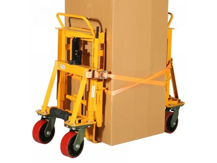 Diable élévateur jumelé à élévation hydraulique Charge 4500 Kg