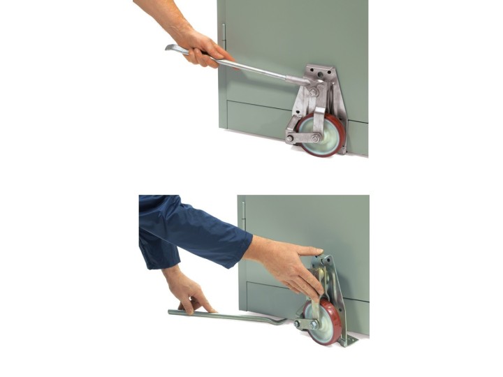 Roulettes de transport charge 1000 Kg / paire