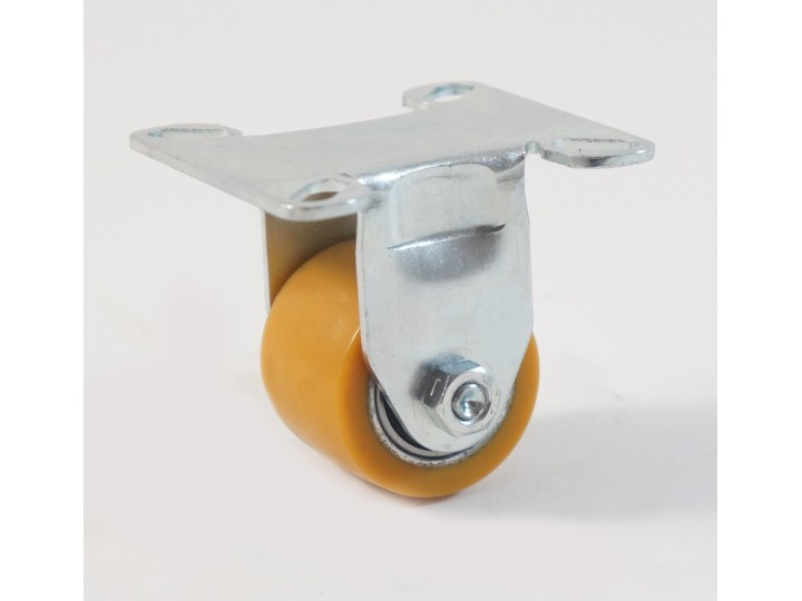 Petite roulette à platine renforcé Ø 35 mm, bandage polyuréthane charges 100 Kg (série Z/11)