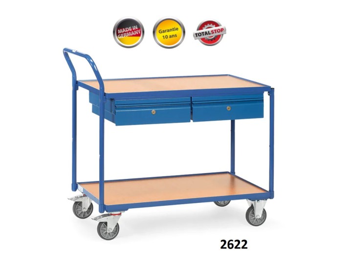 Chariots servantes à étagères