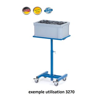 Pupitre d'atelier pour bacs plastique