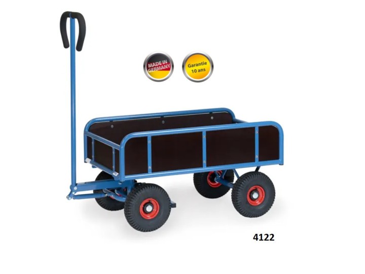 Char à bras léger 2 dossiers + 2 ridelles FETRA