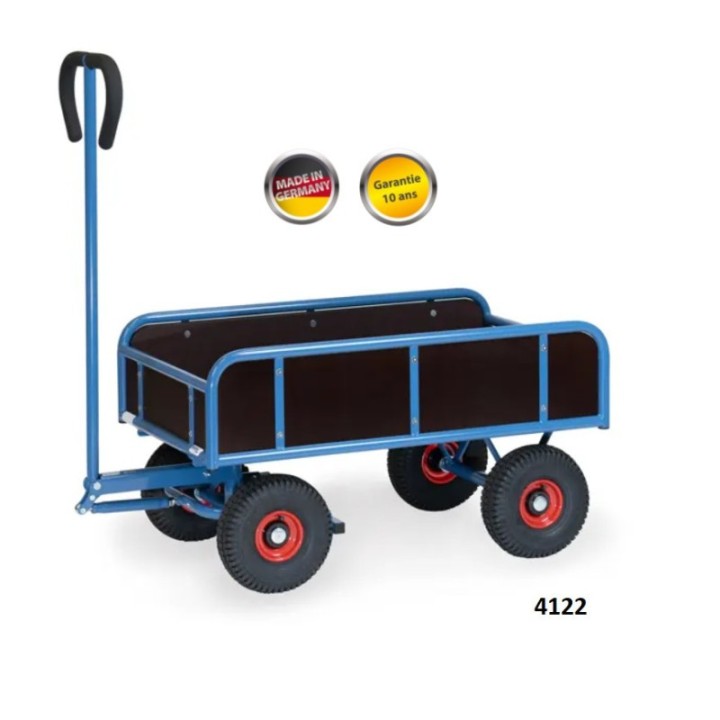 Char à bras léger 2 dossiers + 2 ridelles FETRA