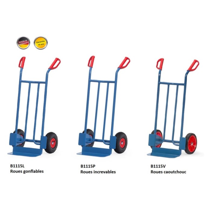 Diable en tube acier CU 250 Kg