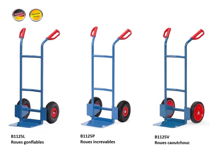 Diable en tube acier CU 200 Kg