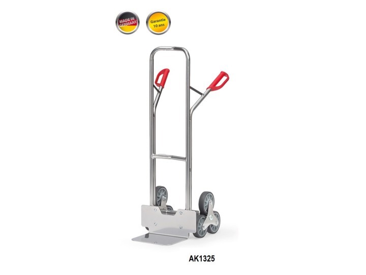 Diable aluminium grimpe escaliers CU 200 Kg