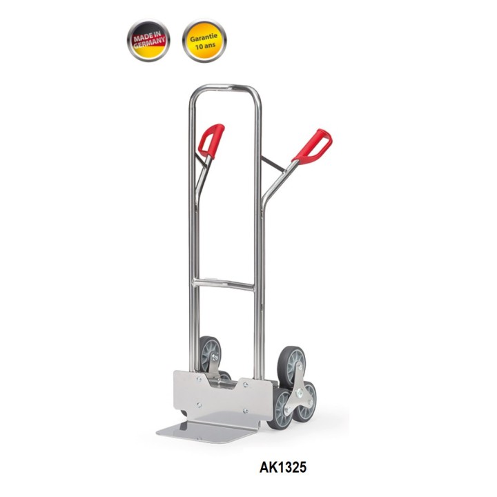 Diable aluminium grimpe escaliers CU 200 Kg