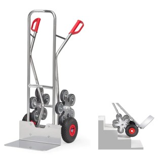 Diable aluminium grimpe escaliers CU 200 Kg