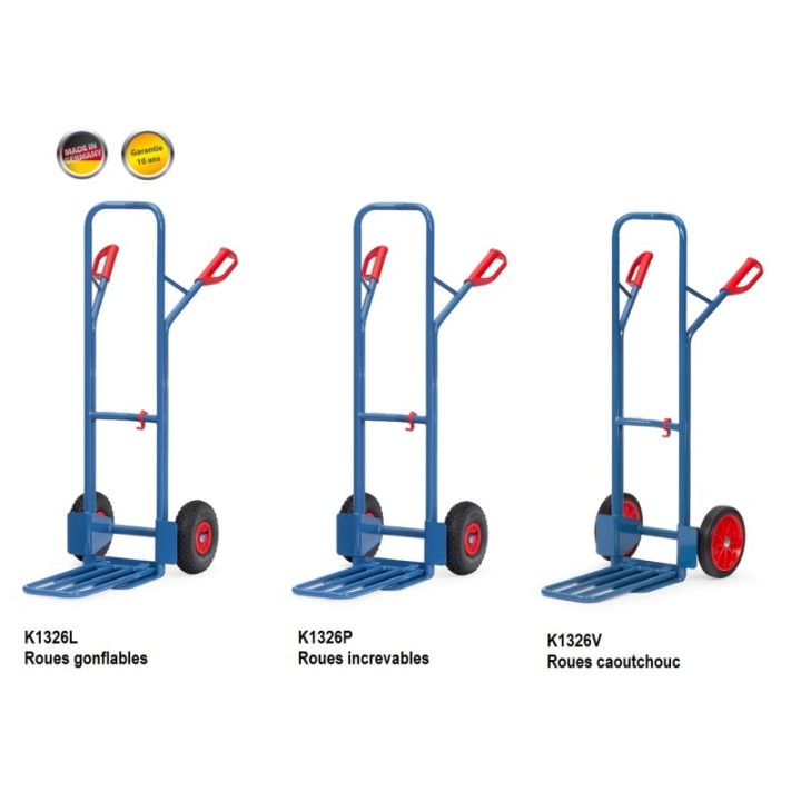 Diable à bavette rabattable CU 300 Kg