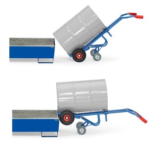 Diable à fûts acier CU 300 Kg