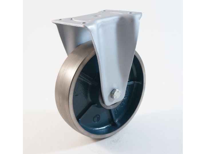 Roulette à platine, roue fonte CU 250 à 850 Kg