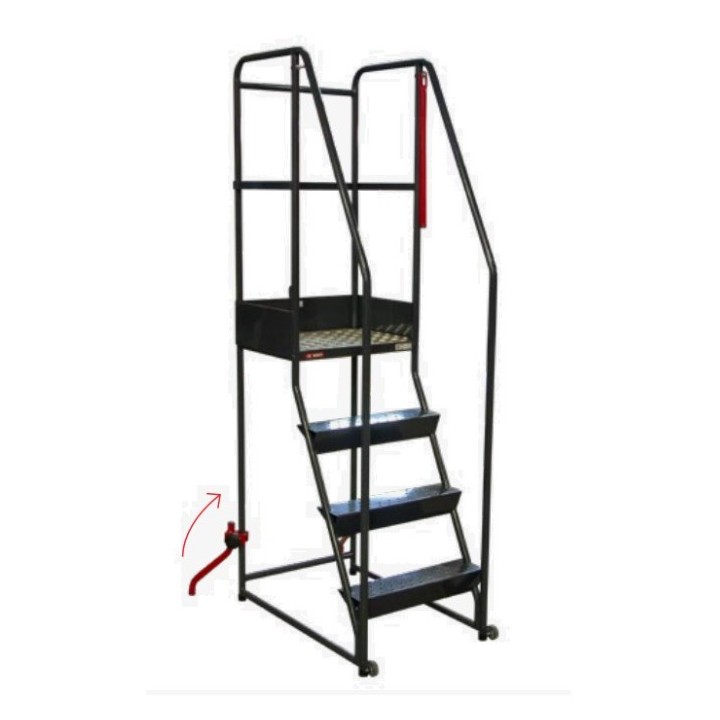 Escabeaux mobiles étroits 4 et 5 marches