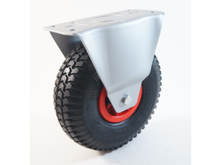 Roulette à platine, roue gonflable jante polypropylène charges 150 à 200 Kg (série GP/20)