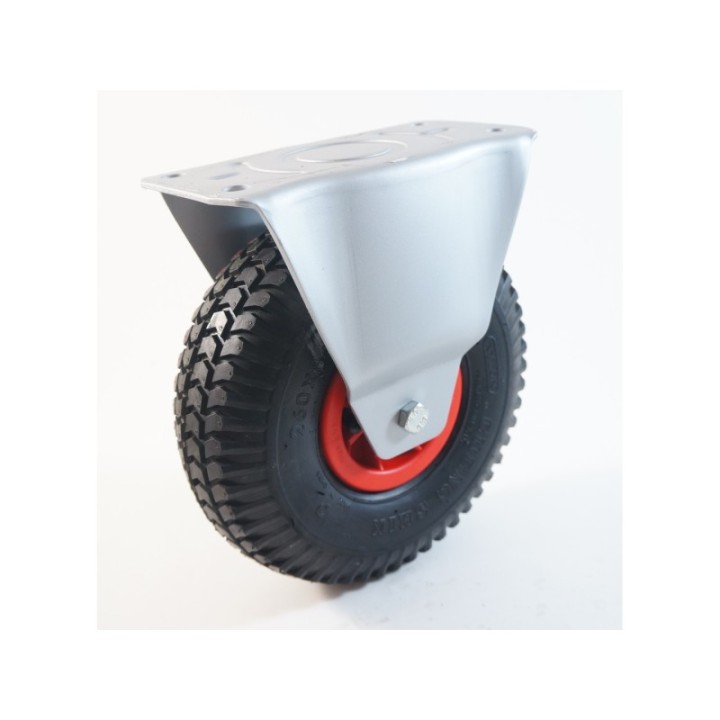 Roulette à platine, roue gonflable jante polypropylène charges 150 à 200 Kg (série GP/20)
