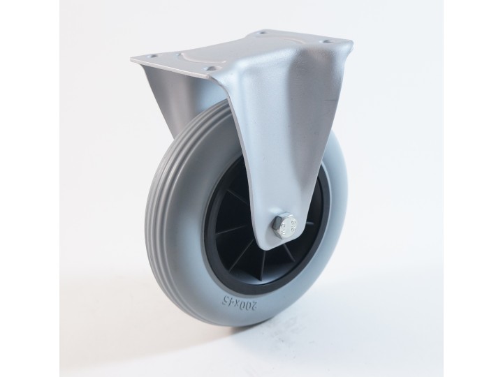 Roulette à platine, Roue increvable, bandage en mousse de polyuréthane, jante polypropylène, (série 22/IP)