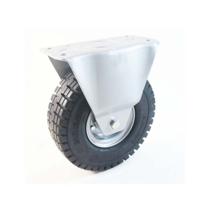 Roulette à platine, roue pneus plein souple, charges 300 Kg (série PT/70)