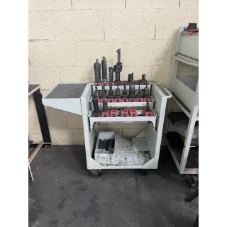 Chariots pour outils de fraiseuse avec divers outillages de fraiseuse occasion