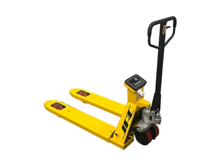 Transpalette manuel peseur + imprimante, charges 2000 Kg / pesage 2000 Kg