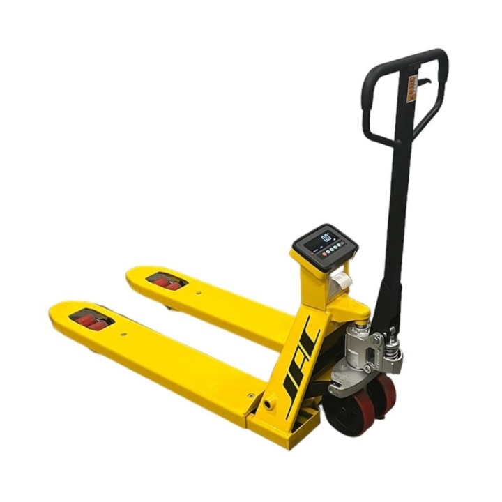 Transpalette manuel peseur + imprimante, charges 2000 Kg / pesage 2000 Kg
