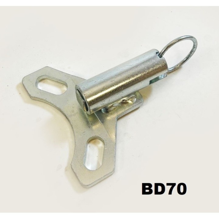 Roulette à platine, bandage polyuréthane, charges 560 à 3200 Kg (série Z/70)