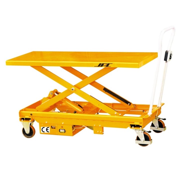 Table élévatrice semi-électrique, spéciale palettes, charge 1000 Kg