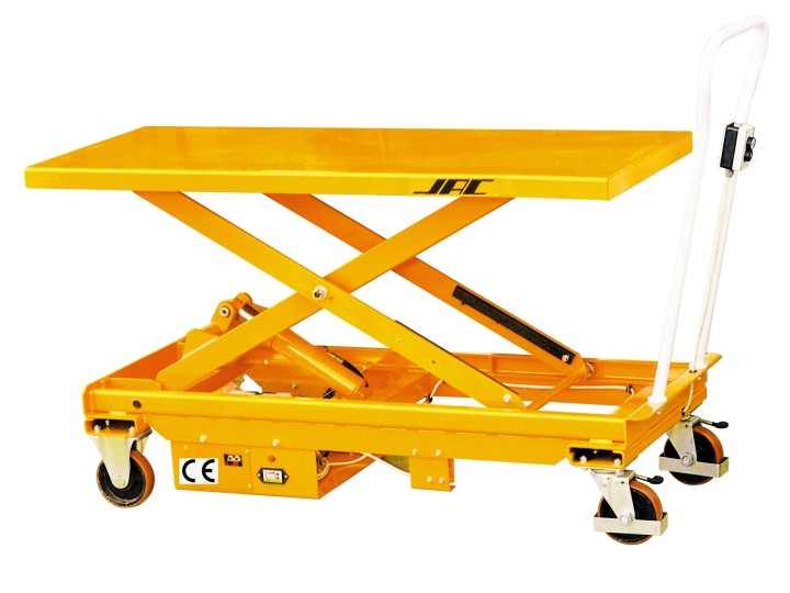 Table élévatrice semi-électrique, spéciale palettes, charge 500 Kg