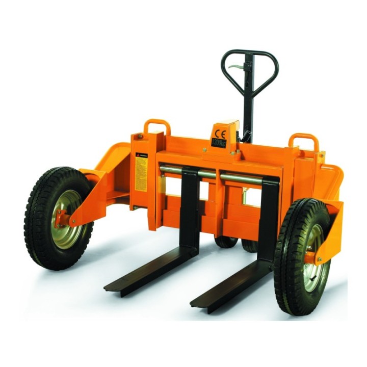 Transpalette manuel tout terrain, charges 1200 Kg