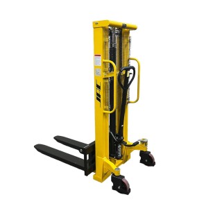 Gerbeur manuel, levée 2100mm, charges 1000 Kg, fourches fixes.