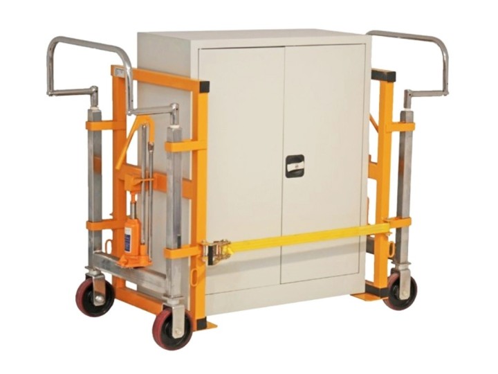 Diable élévateur jumelé à élévation hydraulique CU 1800 kg