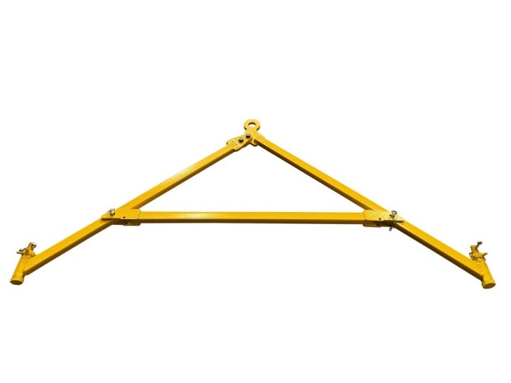 Kit de 4 roulettes jumelées sur pneus pleins souple, pour container iso avec connexion twist lock + timon de traction