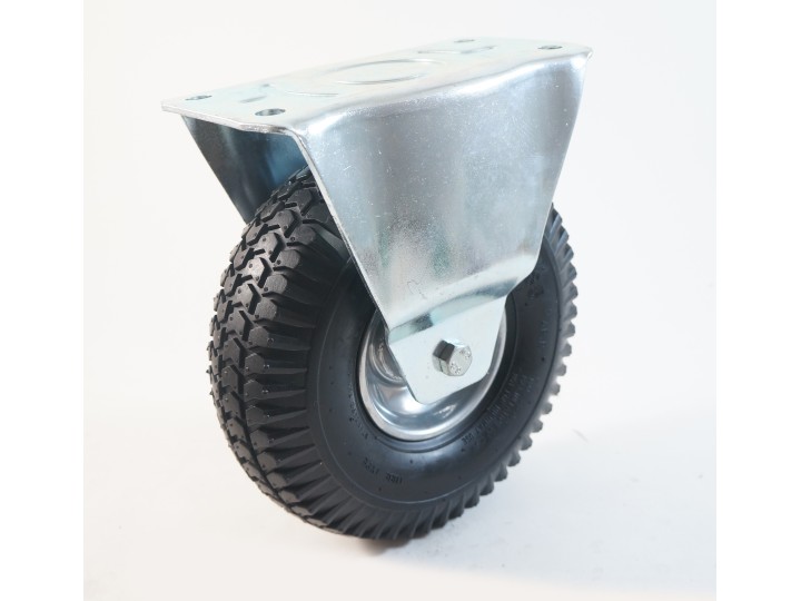 Roulette à platine, roue gonflable jante tôle, charges 70 à 140 Kg (série GT/22)