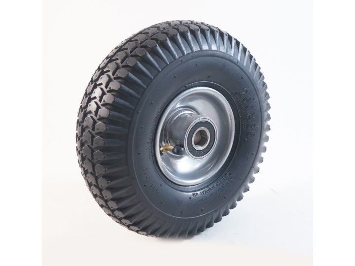 Roue gonflable jante tôle, charges 75 à 400 Kg (série GT)