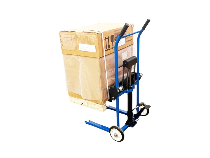 Diable gerbeur manuel, charge 150Kg, levée 800 mm.