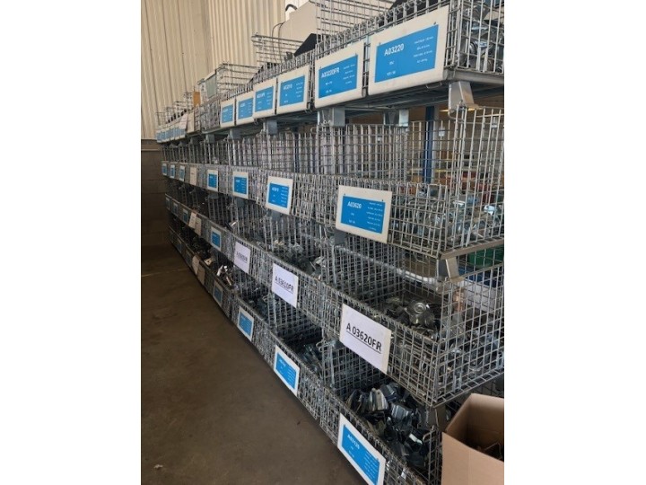 CONTENEUR GRILLAGÉ STANDARD format 800x600 mm hauteur 600 mm