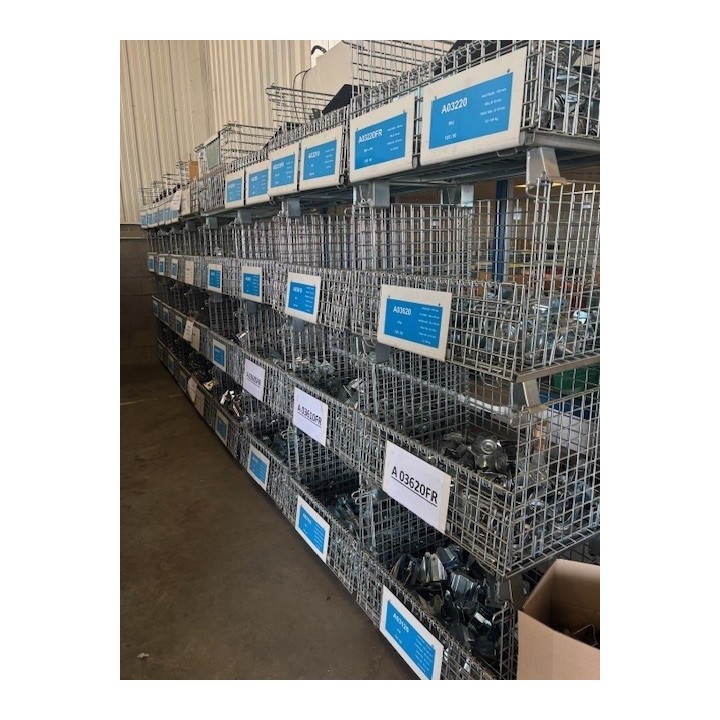 CONTENEUR GRILLAGÉ STANDARD format 800x600 mm hauteur 600 mm