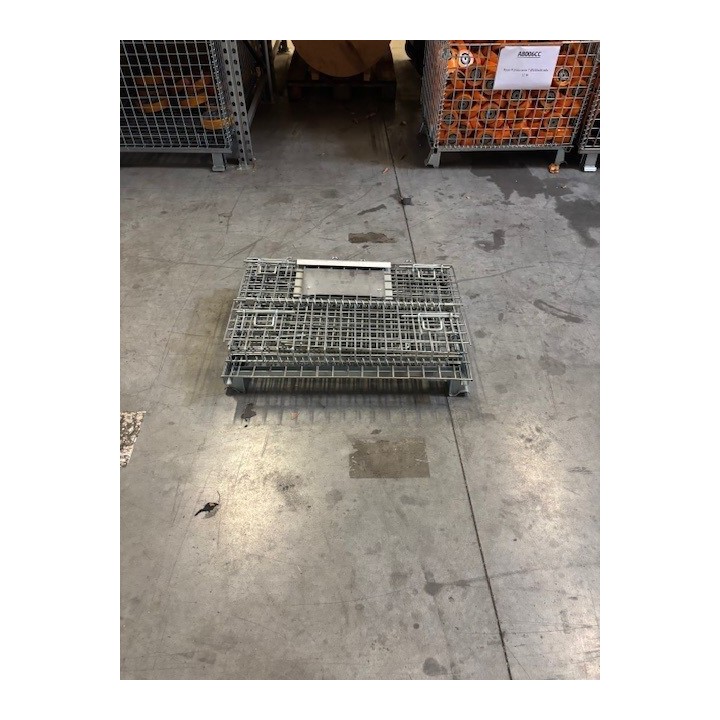 CONTENEUR GRILLAGÉ STANDARD format 800x600 mm hauteur 600 mm