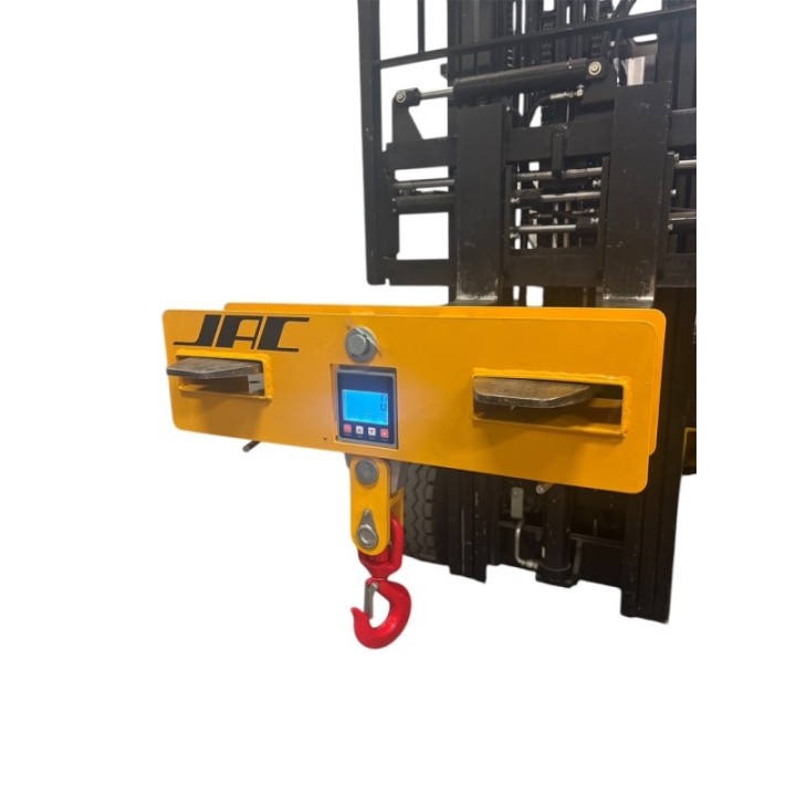 Fourreau peseur à crochet, adaptable sur fourches de chariots élévateurs, charges 5000 Kg