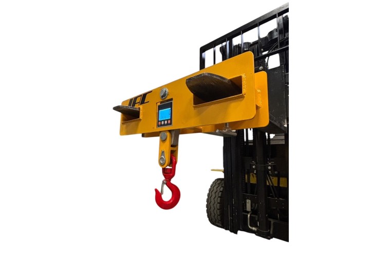 Fourreau peseur à crochet, adaptable sur fourches de chariots élévateurs, charges 2500 Kg