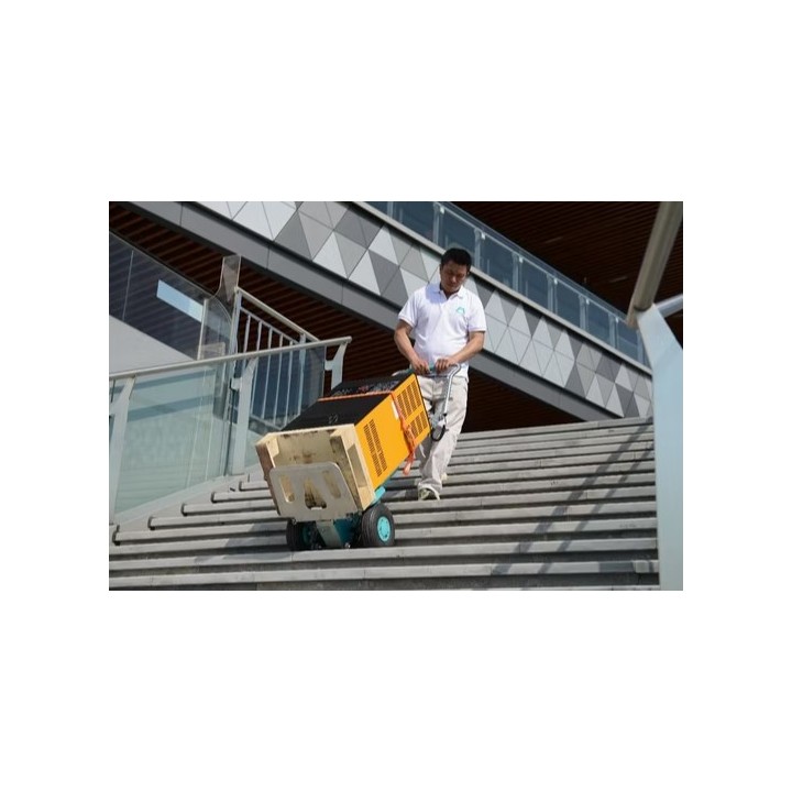 Diable monte-escalier motorisé avec frein, capacité de charge 170 Kg