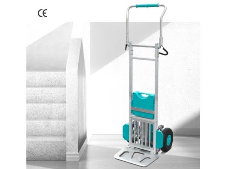 Diable monte-escalier motorisé avec frein, capacité de charge 170 Kg