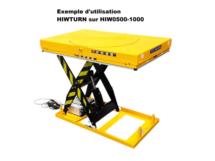 Table élévatrice électrique fixe CU 1000 Kg