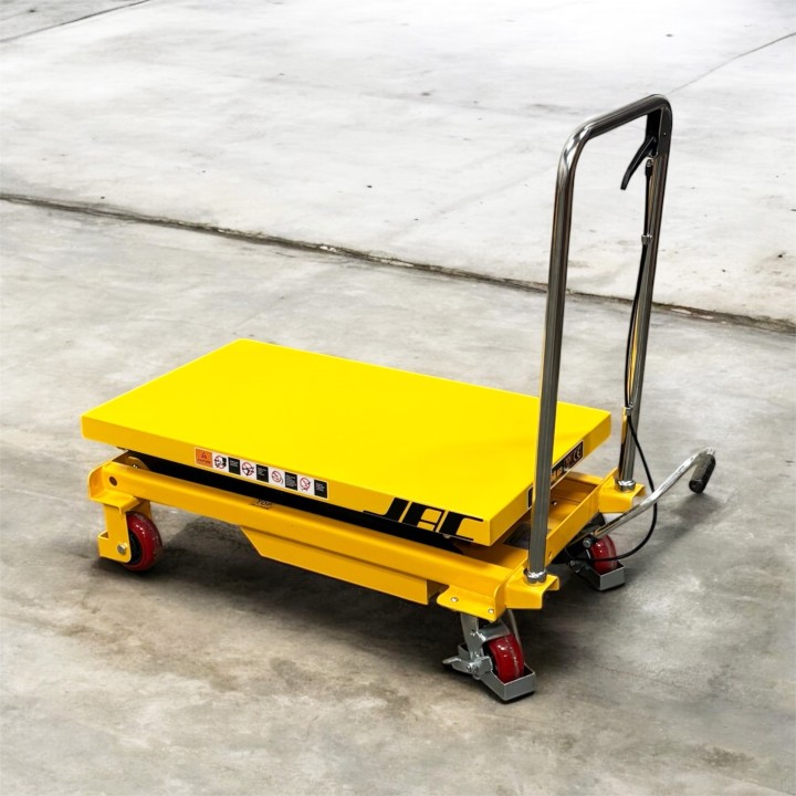 Table élévatrice manuelle double ciseaux, charge 350 Kg, levée 1500mm