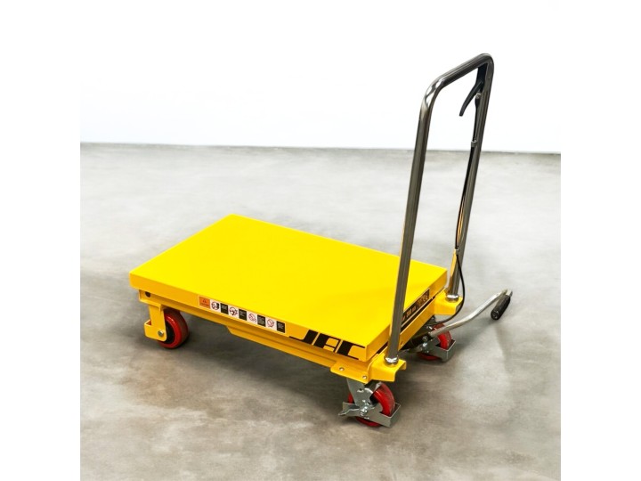 Table élévatrice manuelle, charge 300 Kg, levée 900 mm