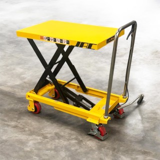 Table élévatrice manuelle, charge 500 Kg, levée 900 mm