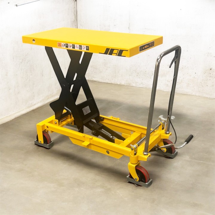 Table élévatrice manuelle, charge 1000 Kg, levée 1000 mm