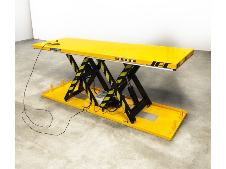 Table élévatrice double ciseaux horizontaux, charge 2000 Kg, série HWD.