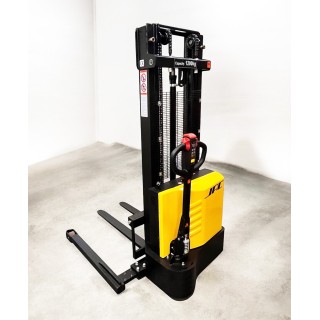 Gerbeur tout électrique à bras encadrant, charge 1200 Kg, levée 3000 mm